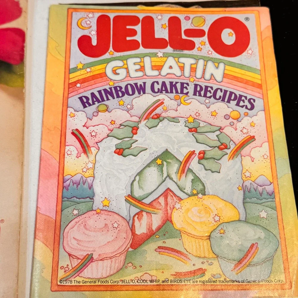 1970s Vintage JELL-O Recipe Book Lot of 3 Pudding Gelatin Joy‎ Paperback Set